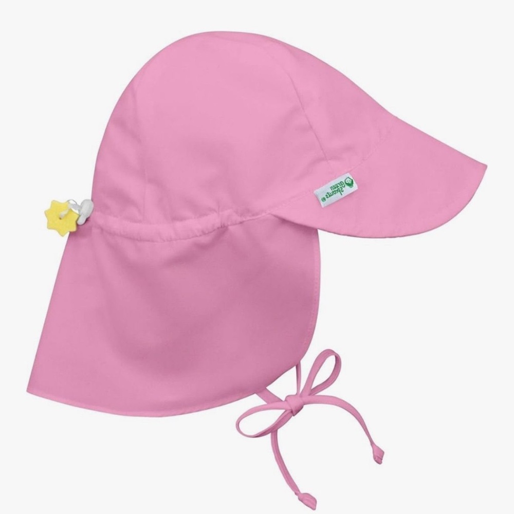 “green sprouts” Pink Baby Flap Sun
Protection Swim Hat, Size 0-6 Months